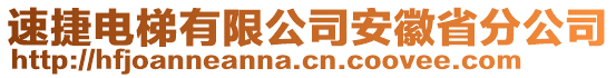 速捷电梯有限公司安徽省分公司