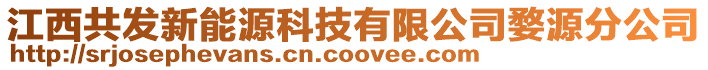 江西共发新能源科技有限公司婺源分公司