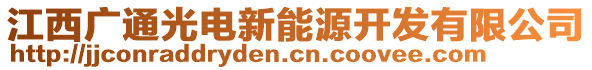 江西广通光电新能源开发有限公司