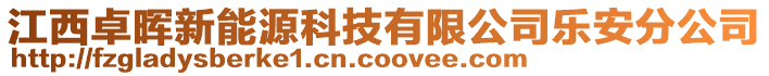 江西卓暉新能源科技有限公司樂安分公司