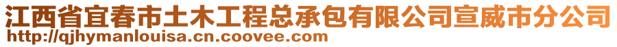 江西省宜春市土木工程總承包有限公司宣威市分公司