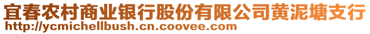 宜春農(nóng)村商業(yè)銀行股份有限公司黃泥塘支行