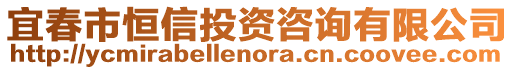 宜春市恒信投資咨詢有限公司