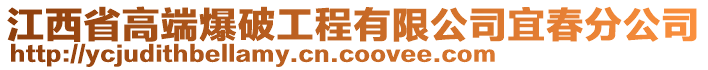 江西省高端爆破工程有限公司宜春分公司