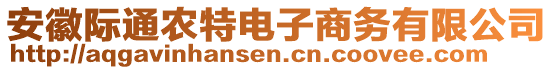 安徽際通農(nóng)特電子商務(wù)有限公司