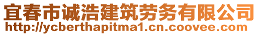 宜春市誠(chéng)浩建筑勞務(wù)有限公司