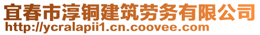 宜春市淳銅建筑勞務(wù)有限公司