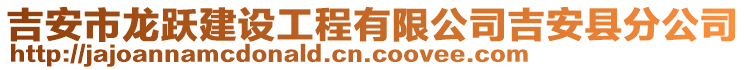 吉安市龍躍建設(shè)工程有限公司吉安縣分公司