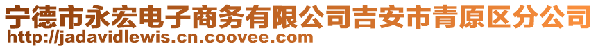 寧德市永宏電子商務(wù)有限公司吉安市青原區(qū)分公司