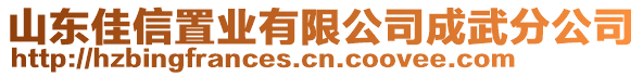 山東佳信置業(yè)有限公司成武分公司