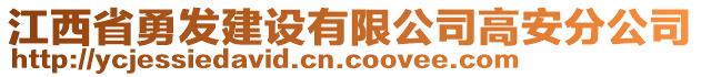 江西省勇發(fā)建設(shè)有限公司高安分公司