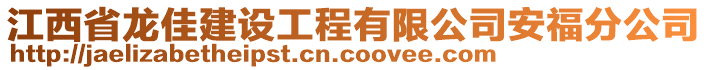 江西省龍佳建設(shè)工程有限公司安福分公司