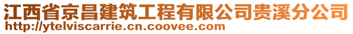 江西省京昌建筑工程有限公司貴溪分公司