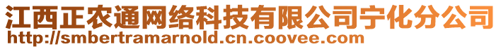 江西正農(nóng)通網(wǎng)絡(luò)科技有限公司寧化分公司