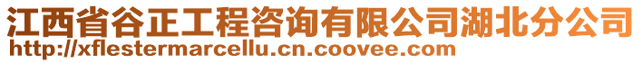 江西省谷正工程咨詢有限公司湖北分公司