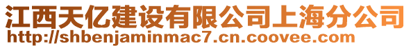 江西天億建設(shè)有限公司上海分公司