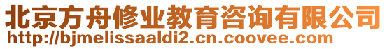 北京方舟修業(yè)教育咨詢有限公司