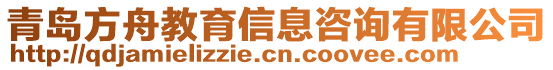 青島方舟教育信息咨詢有限公司