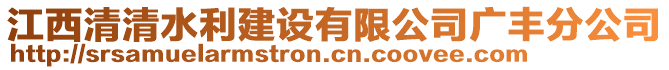 江西清清水利建設(shè)有限公司廣豐分公司