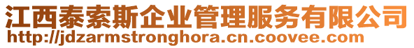 江西泰索斯企業(yè)管理服務(wù)有限公司