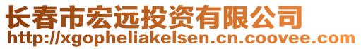 長春市宏遠投資有限公司