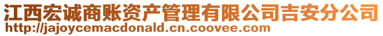 江西宏誠商賬資產(chǎn)管理有限公司吉安分公司