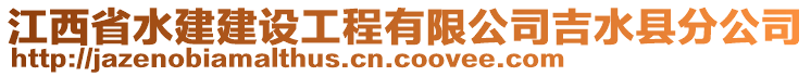 江西省水建建設工程有限公司吉水縣分公司