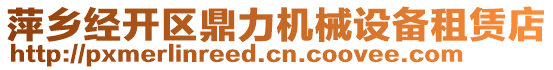 萍鄉(xiāng)經開區(qū)鼎力機械設備租賃店