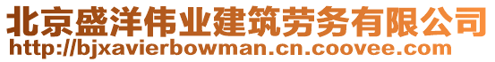 北京盛洋偉業(yè)建筑勞務(wù)有限公司