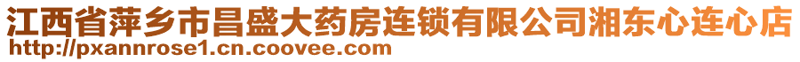 江西省萍鄉(xiāng)市昌盛大藥房連鎖有限公司湘東心連心店