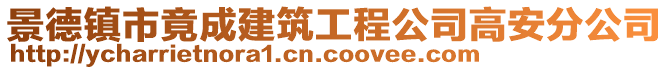 景德鎮(zhèn)市竟成建筑工程公司高安分公司