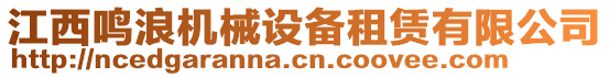 江西鳴浪機(jī)械設(shè)備租賃有限公司