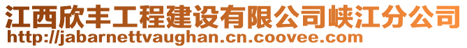 江西欣豐工程建設(shè)有限公司峽江分公司