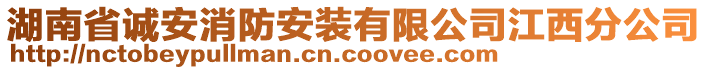 湖南省誠安消防安裝有限公司江西分公司