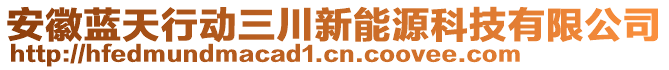 安徽藍(lán)天行動(dòng)三川新能源科技有限公司