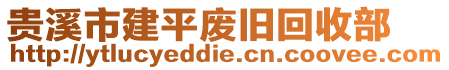 貴溪市建平廢舊回收部