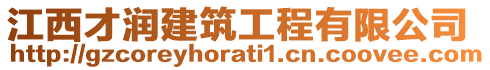 江西才潤建筑工程有限公司