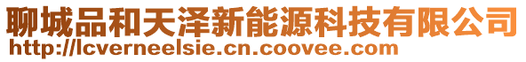 聊城品和天澤新能源科技有限公司