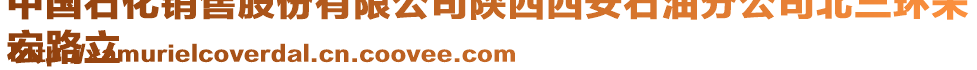 中國石化銷售股份有限公司陜西西安石油分公司北三環(huán)朱
宏路立