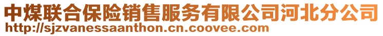 中煤聯(lián)合保險(xiǎn)銷售服務(wù)有限公司河北分公司