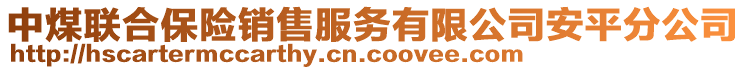 中煤聯(lián)合保險(xiǎn)銷售服務(wù)有限公司安平分公司