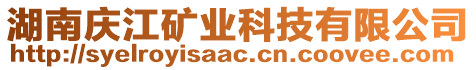 湖南慶江礦業(yè)科技有限公司