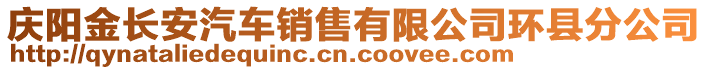 慶陽金長安汽車銷售有限公司環(huán)縣分公司