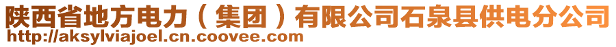 陜西省地方電力（集團(tuán)）有限公司石泉縣供電分公司