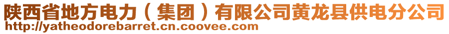 陜西省地方電力（集團）有限公司黃龍縣供電分公司