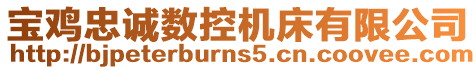寶雞忠誠(chéng)數(shù)控機(jī)床有限公司