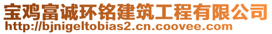 寶雞富誠(chéng)環(huán)銘建筑工程有限公司