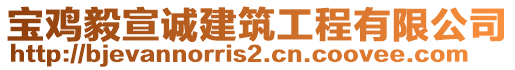 寶雞毅宣誠(chéng)建筑工程有限公司