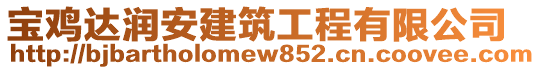 寶雞達(dá)潤安建筑工程有限公司