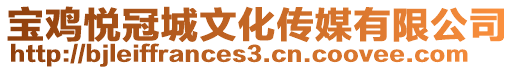 寶雞悅冠城文化傳媒有限公司